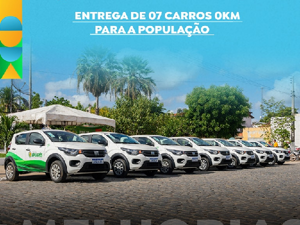 ENTREGA DE 07 CARROS 0KM PARA A POPULAÇÃO!